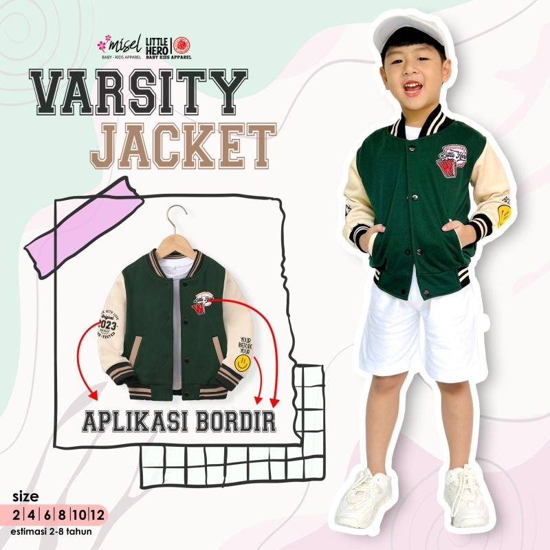 Jual Jaket Anak Laki Laki Varsity Baseball Premium Distro Tebal Usia 2 ...
