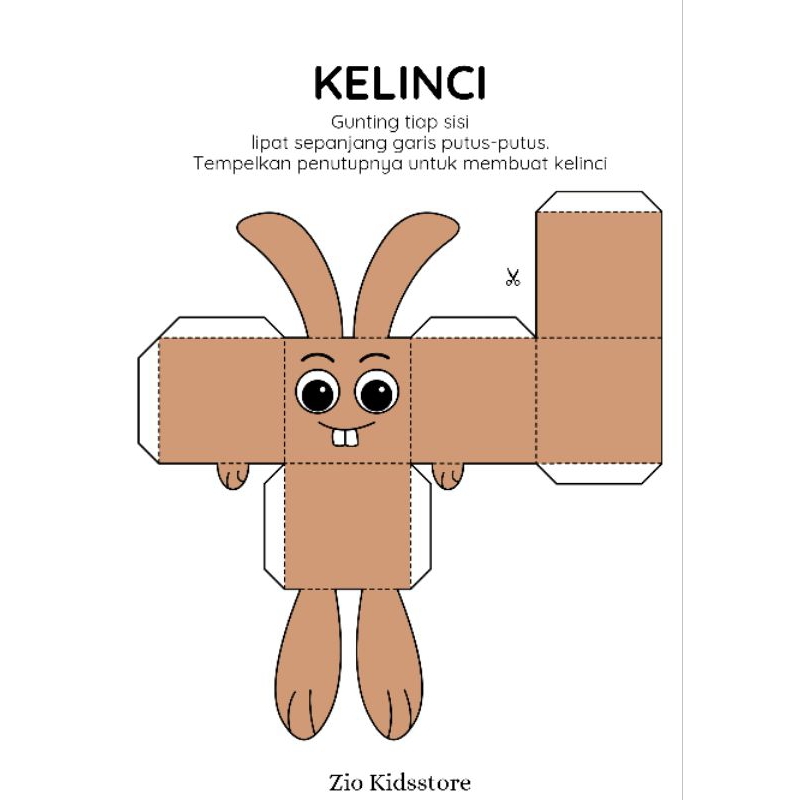 Jual MAINAN EDUKASI ANAK LEMBAR PAPERCRAFT | Shopee Indonesia