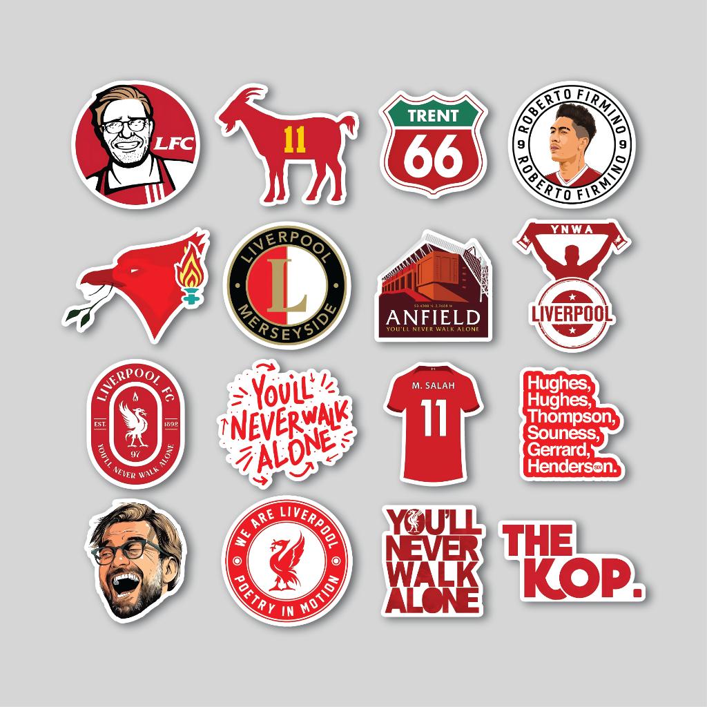 Jual STICKER PACK LIVERPOOL | STICKER TUMBLER | STIKER LAPTOP KOPER ...