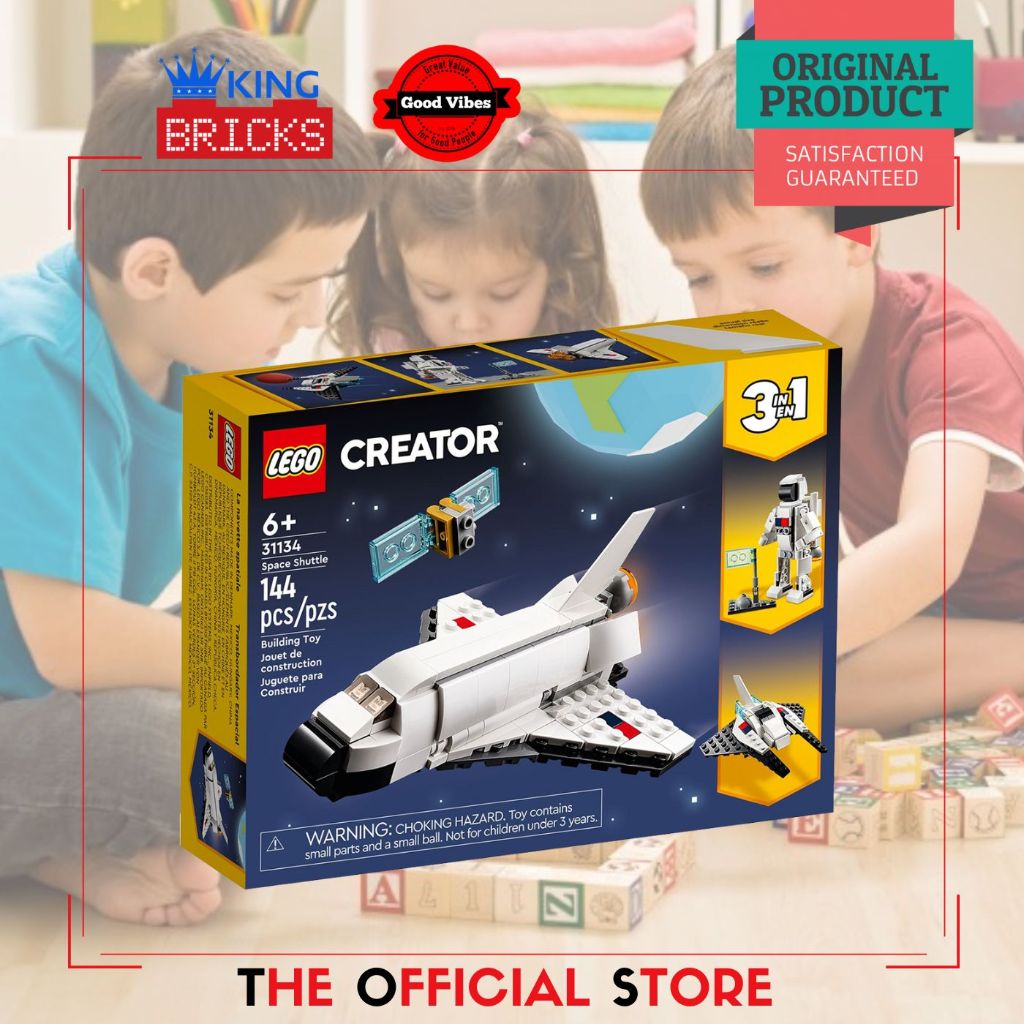 Jual LEGO Original CREATOR 31134 Space Shuttle - Mainan Anak Edukasi ...