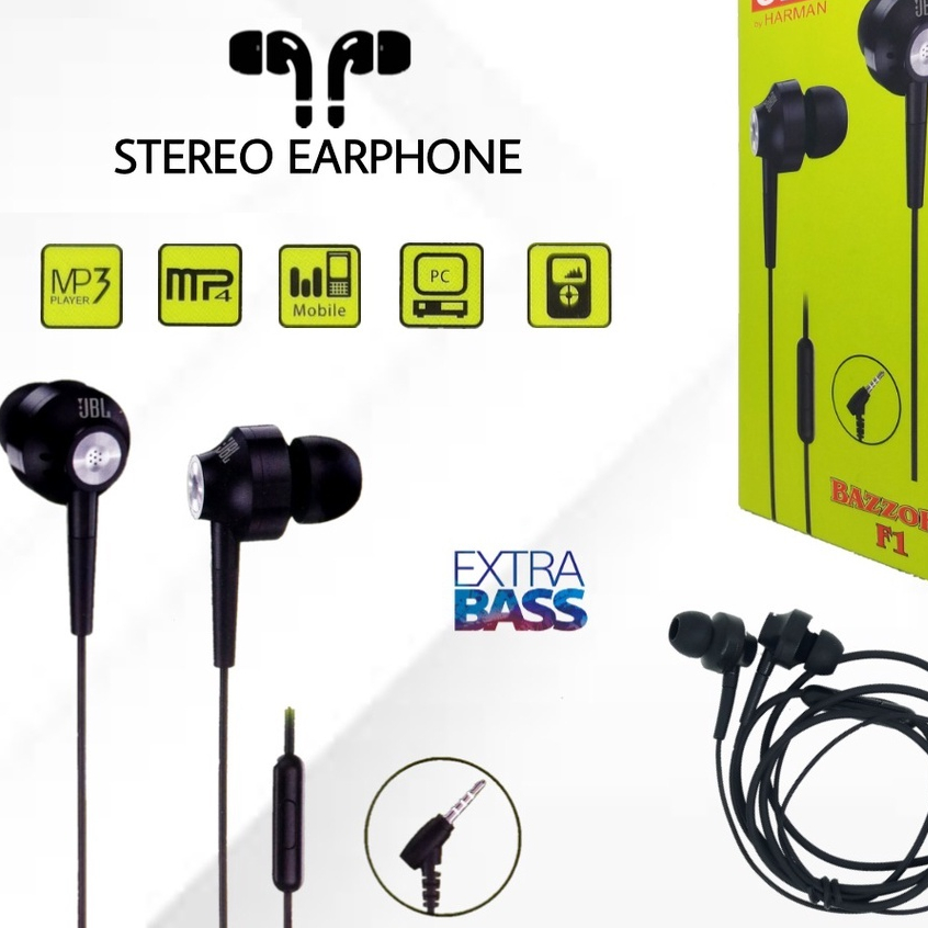 Jual MJT - Headset Handsfree Bazzoka F1/J 20 J-20 J20 Stereo Jual MJT - Headset Handsfree Bazzoka F1/J 20 J-20 J20 Stereo