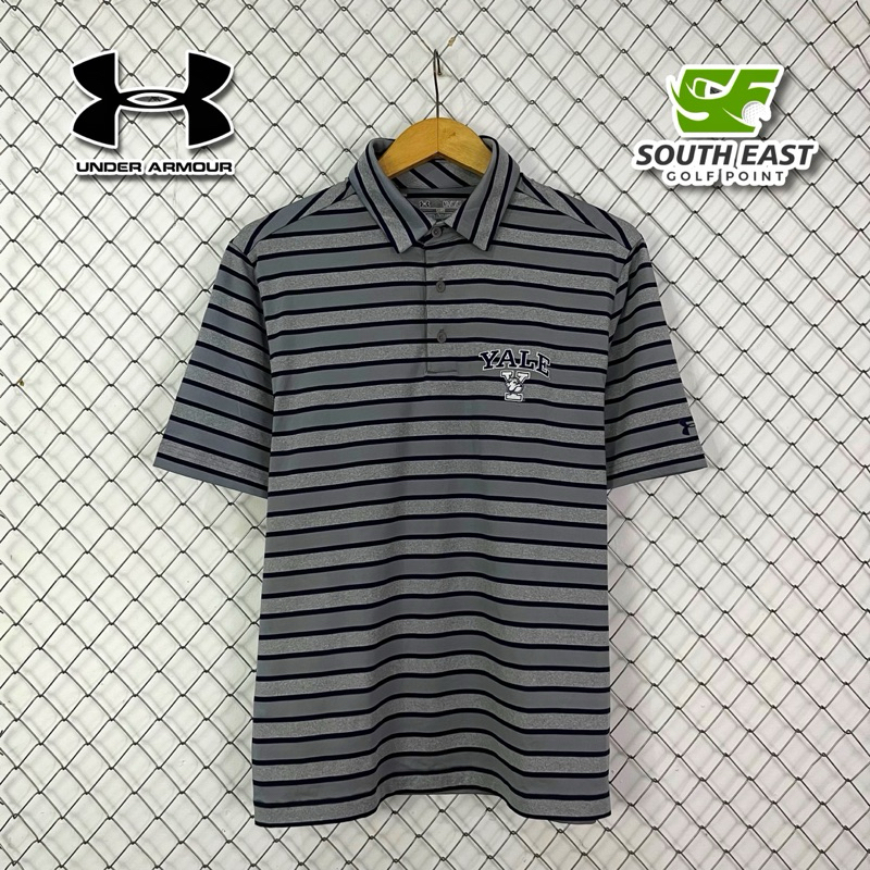 Jual Kaos Golf Under Armour YALE UNIVERSITY Logo Original Shopee Indonesia