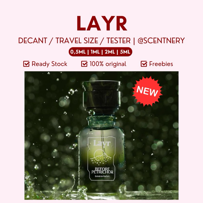 Jual Decant Layr Fragrance Extrait De Parfum Before Petrichor Villa Enigma Forbidden