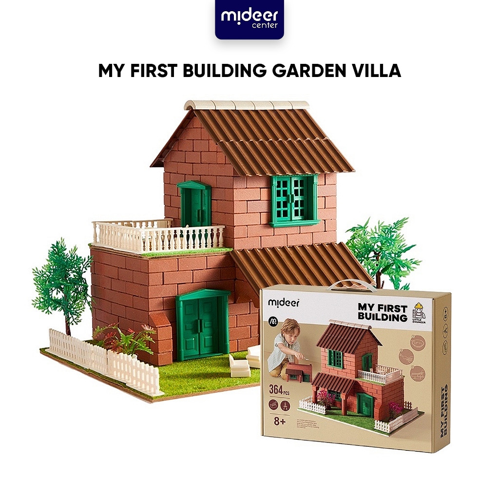 Jual My First Building Garden Villa 364P Mainan Semen dan Bata - Mainan ...