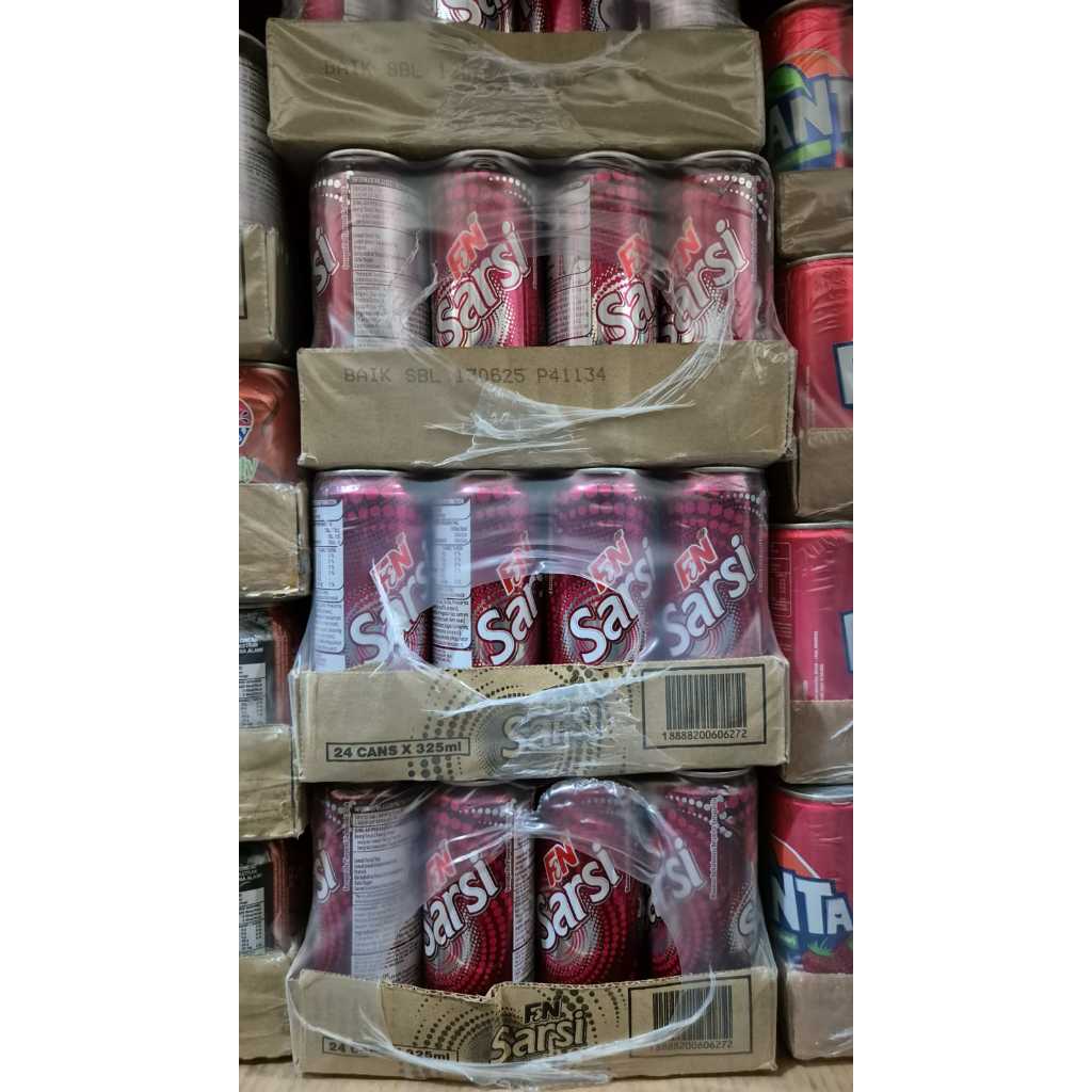 Jual MINUMAN KALENG SODA FN F&N SARSI 325 ml | Shopee Indonesia