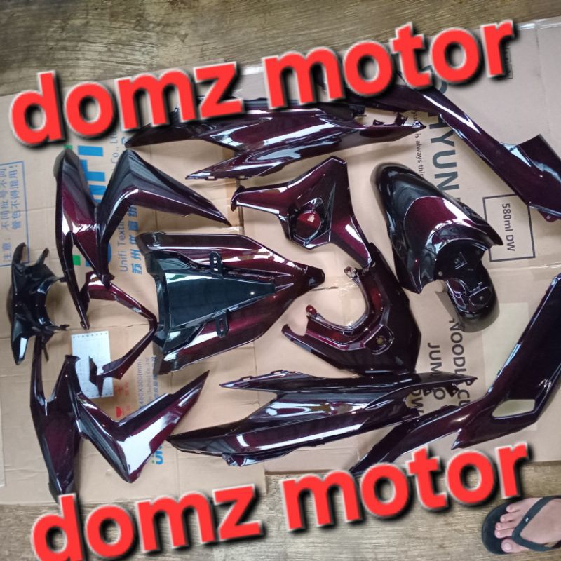 Jual cover full body halus honda vario all new led warna reed moonligth ...