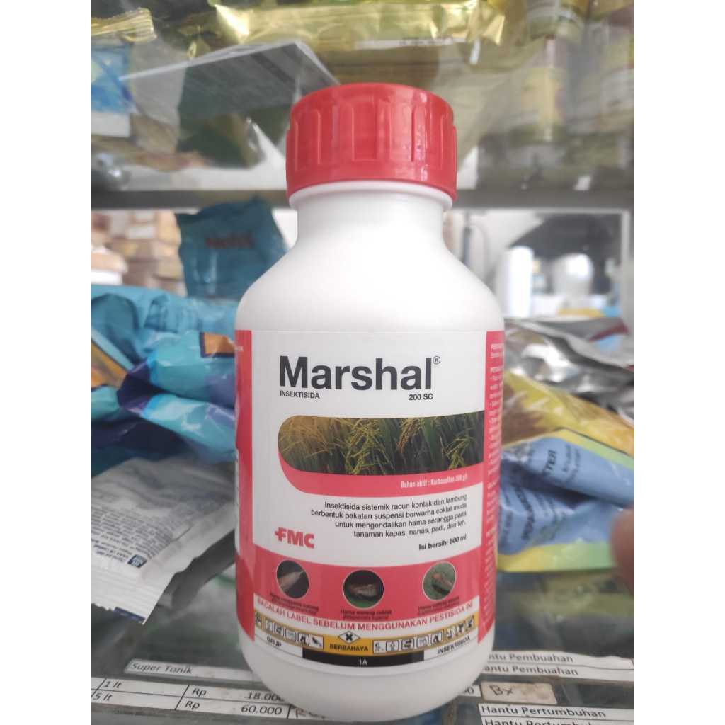 Jual Insektisida Marshal 200 SC Botol Merah - 500 ML | Shopee Indonesia