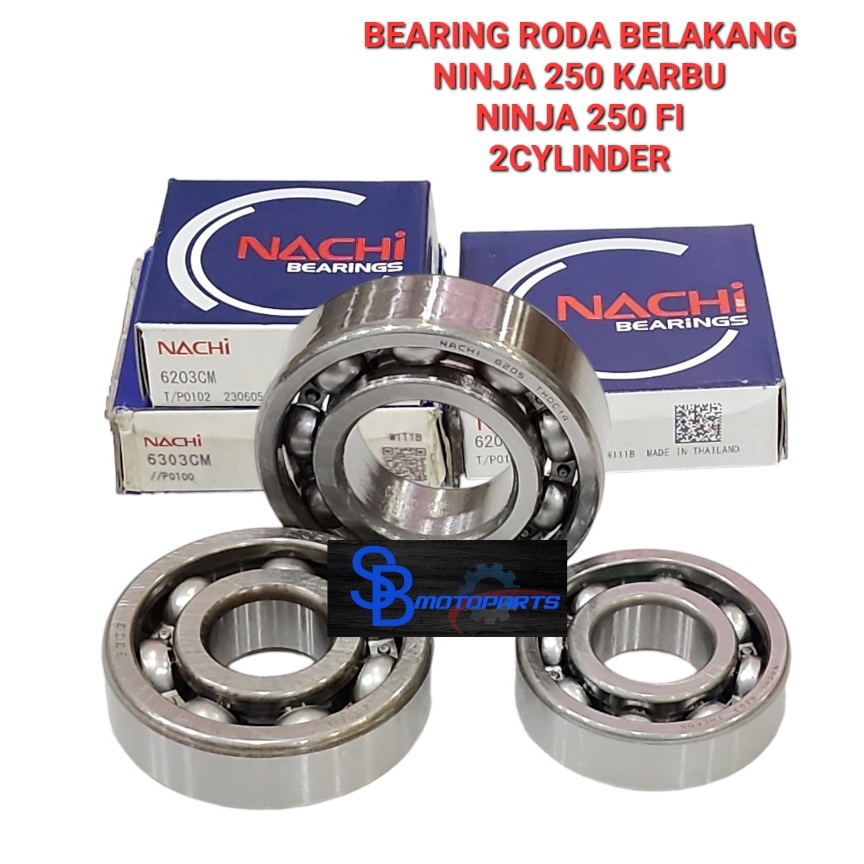 Jual BEARING KLAHER BERING GEAR RODA BELAKANG NINJA 250 KARBU NINJA 250 ...