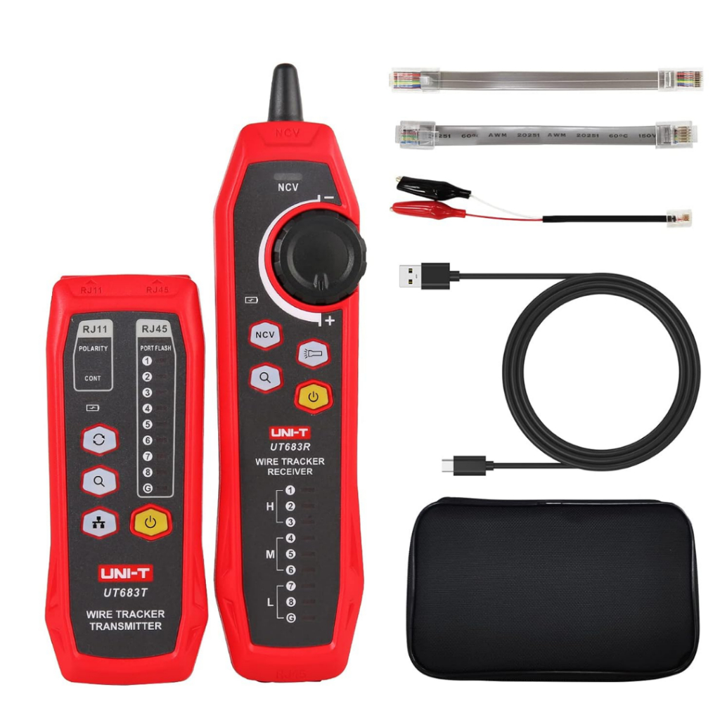 Jual UNI-T UT683KIT - Lan Tester Network Wire Tracer Cable Tracker ...