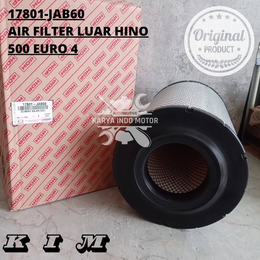 Jual FILTER UDARA HINO 500 EURO 4 17801-JAB60/ELEMENT S/A AIR CLEANER ...