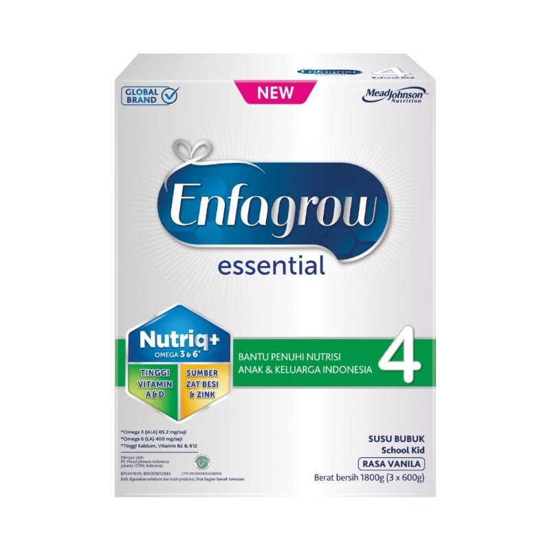 Jual Enfagrow Essential Tahap 3 / Tahap 4 Vanila 1800 gr | Shopee Indonesia