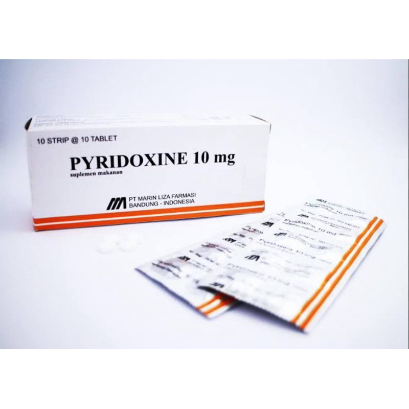 Jual PYRIDOXINE 10 MG (VITAMIN B6 10 MG) - BOX | Shopee Indonesia