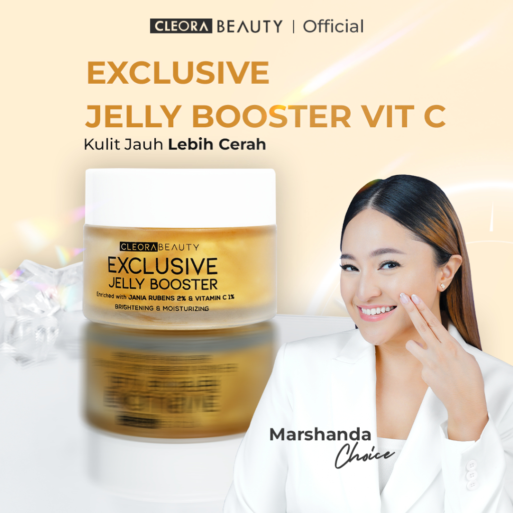 Jual Cleora Jelly Booster Vit C Gr Moisturizer Gel Untuk Mencerahkan Wajah Memperbaiki Skin