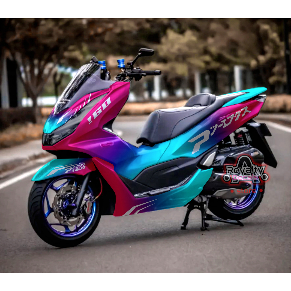 Jual Decal pcx 160 / 150 fullbody QUALITAS TERBAIK motif Gradasi keren ...