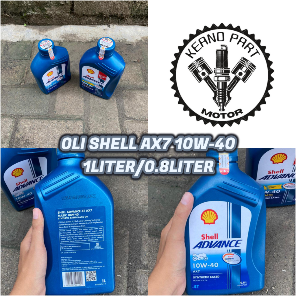 Jual Oli Shell Advance Matic Ax Liter W T Oli Shell Matic Nmax Pcx Aerox Shell