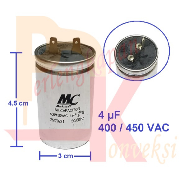 MOTOR / COMPRESSOR RUN START CAPACITOR 400-480 µF UF MICROFARAD 220V 240V 250V E - Foto 13