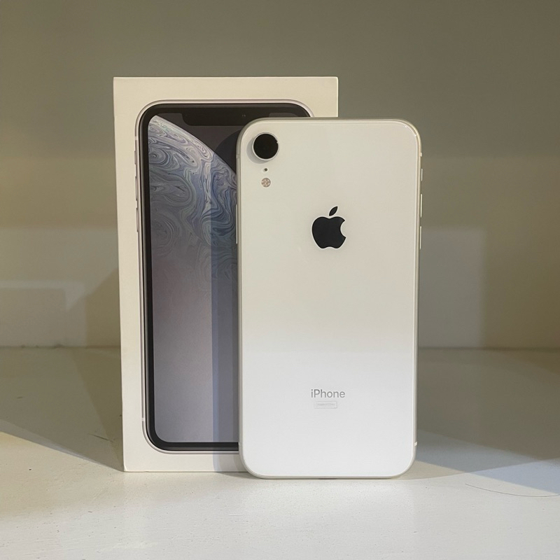 Jual iPhone Xr White 128GB Ex iBox | Shopee Indonesia