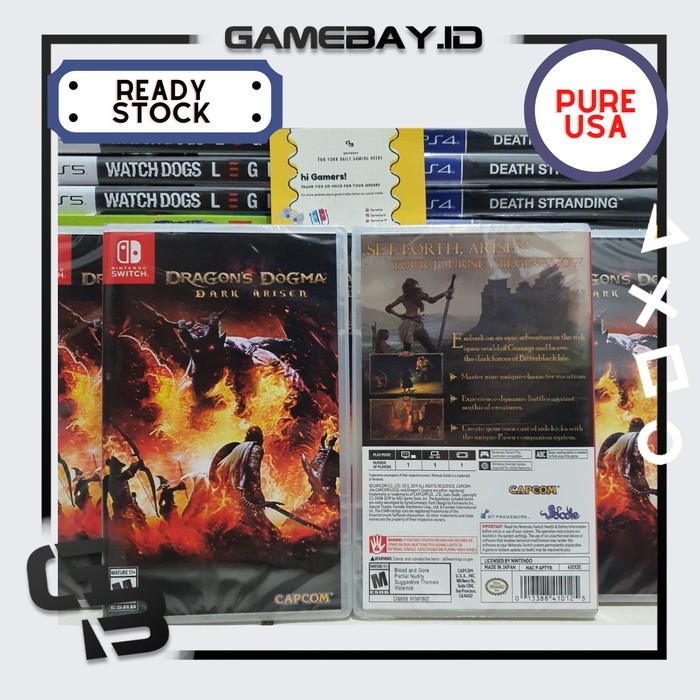 Jual Dragon's Dogma Dark Arisen Nintendo Switch / Dragons Dogma ...