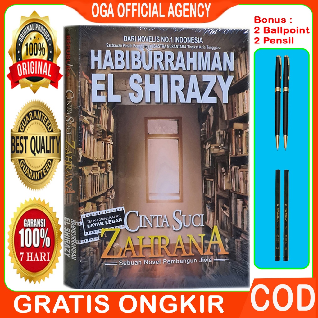 Jual Buku Novel Cinta Suci Zahrana - Habiburrahman El Shirazy