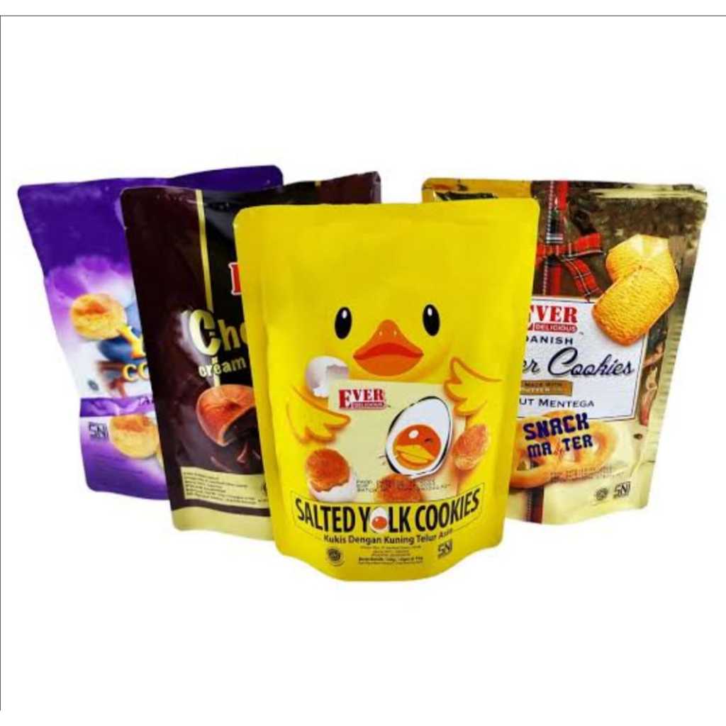 Jual Ever Delicious Cookies Chocolate Salted Yolk Yam Butter Cookies ...