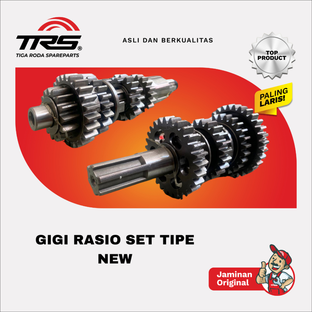Jual TRS Gigi Rasio Set Motor Roda Tiga Viar Karya 150cc 200cc New ...