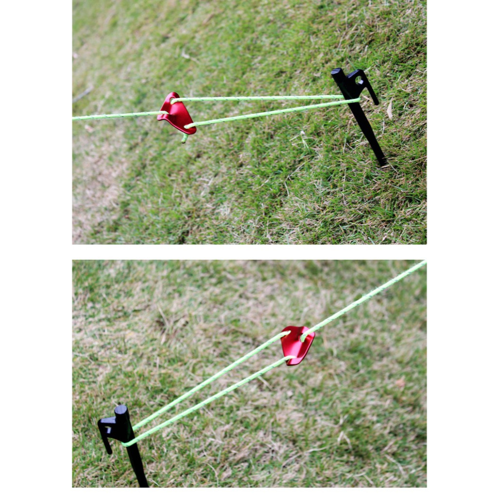 Jual SHINETRIP Rope Stopper Aluminium Alloy Awning Rope Triangle Buckle ...