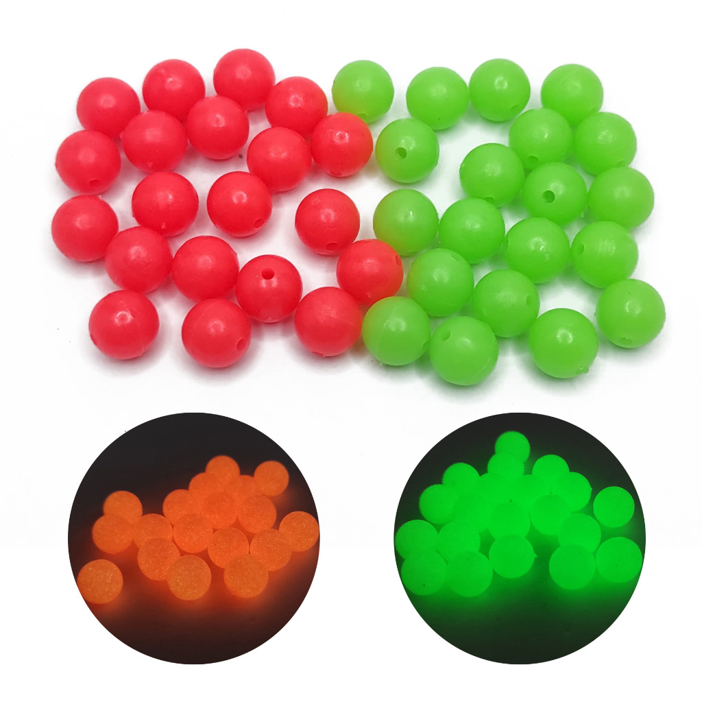 Jual Manik Manik Glow in The Dark Glow Beads GID Sabiki Untuk Kerajinan ...