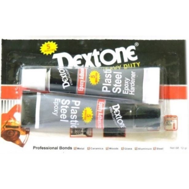 Jual Lem Besi Dextone Campur Hitam Putih Epoxy Menit Gram Lem Odol Campur Macam