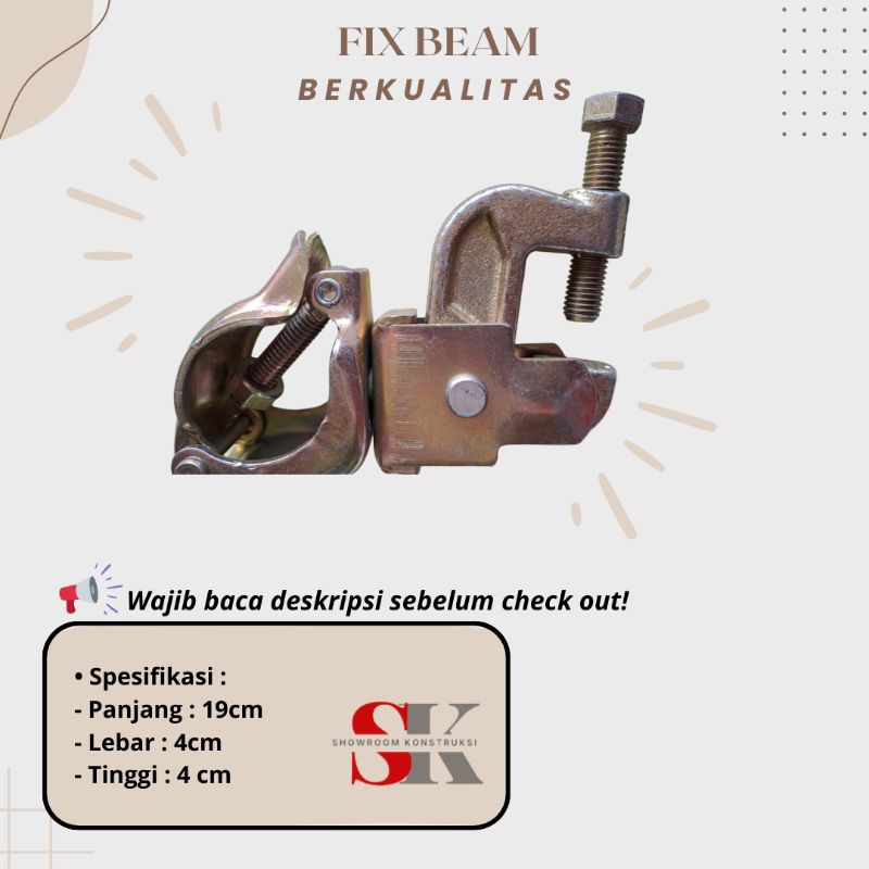 Jual FIX BEAM CLAMP | Shopee Indonesia