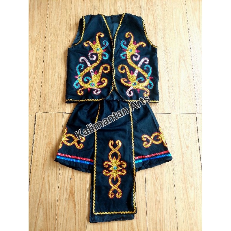 Jual Baju Adat Dayak Anak Sekolah Menengah Pertama SMP Laki - Laki usia