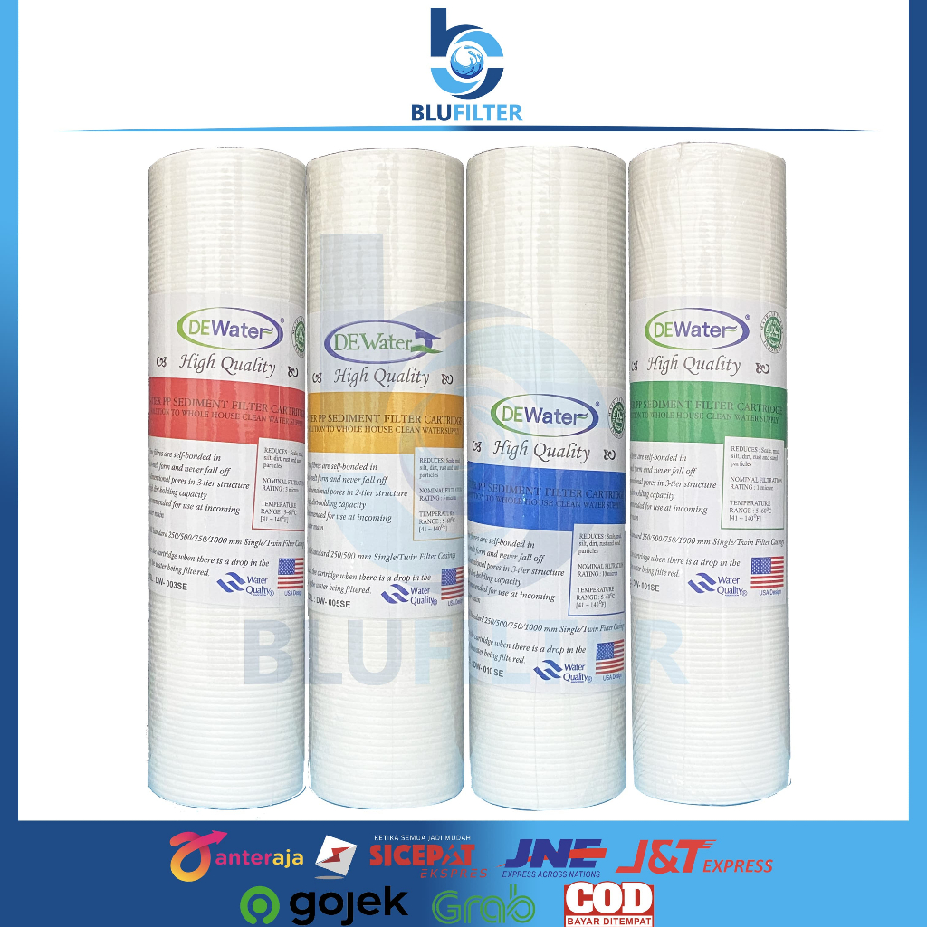 Jual SEDIMENT FILTER 10” / NANO FILTER 10 INCH / SPUN 10” / CATRIDGE ...