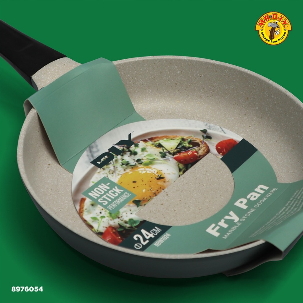Jual Frying Pan Mr Diy 24 cm 28 Cm Non Stick Coating PFOA Free Shopee