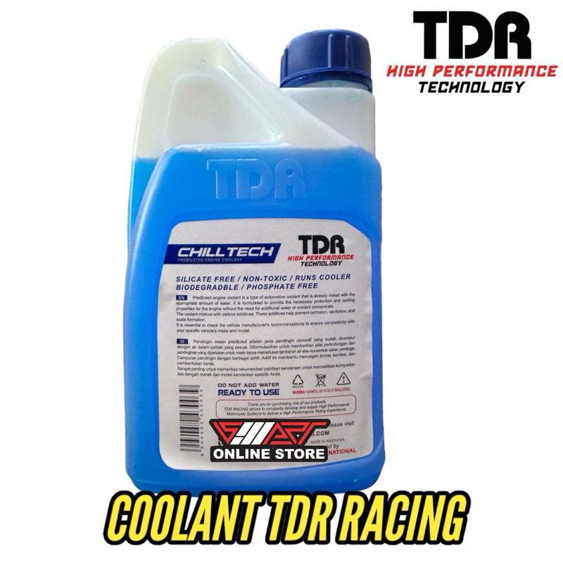 Jual COOLANT TDR RACING 1 LITER / AIR RADIATOR TDR RACING | Shopee ...