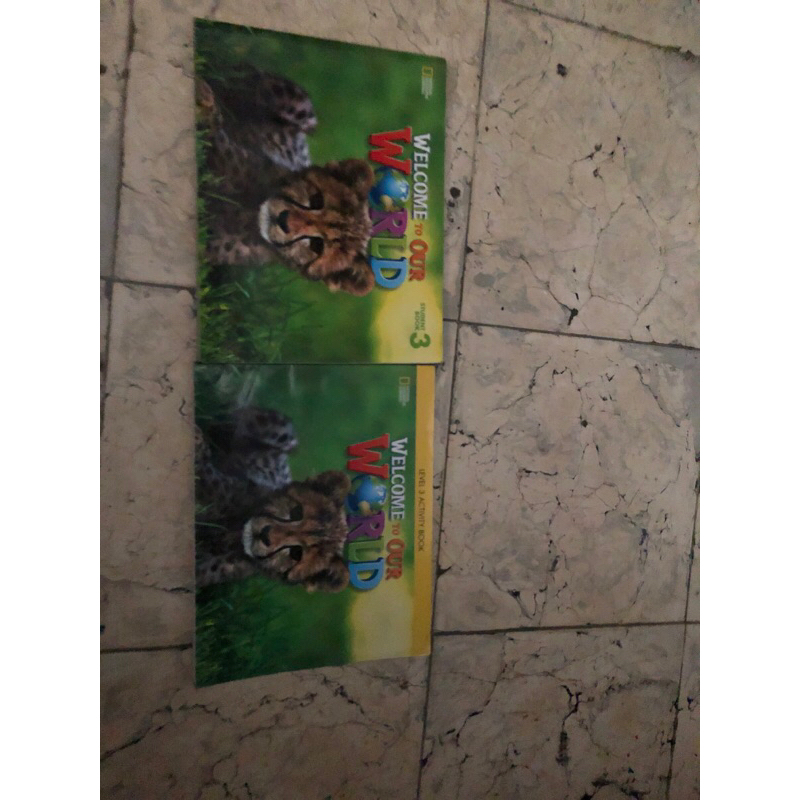 Jual buku wolcome to our world student book dan workbook | Shopee Indonesia