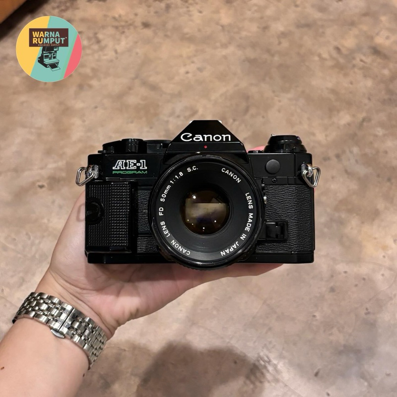 整備品canon AE-1 black FD 50mm f1.8 s.c.