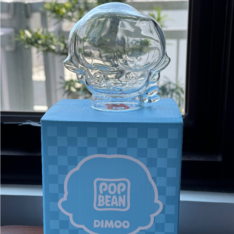 Jual POP BEAN CHARACTER GLASS CONTAINER JAR - ORIGINAL POP MART ...