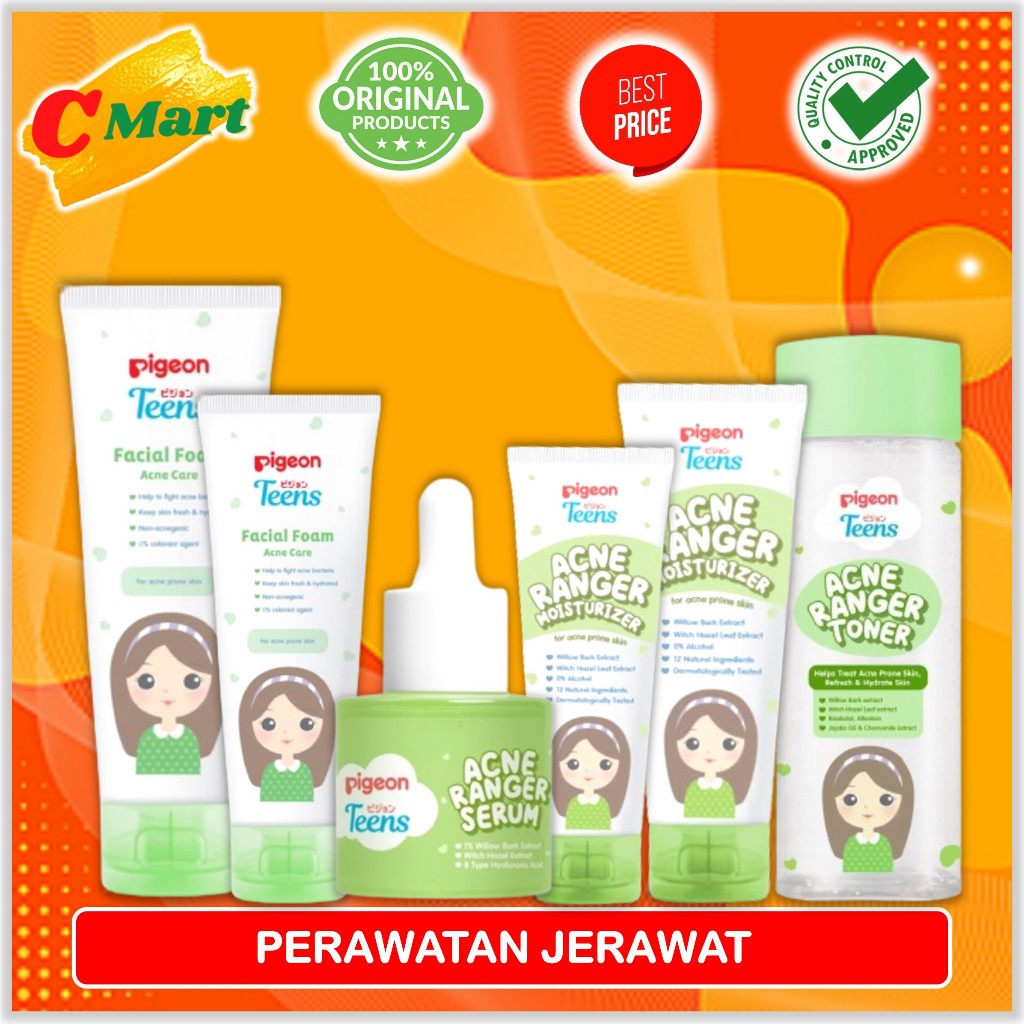 Curated visual reference: Picture Idea: Jual Pigeon Teens Acne Ranger Series Perawatan Jerawat Remaja