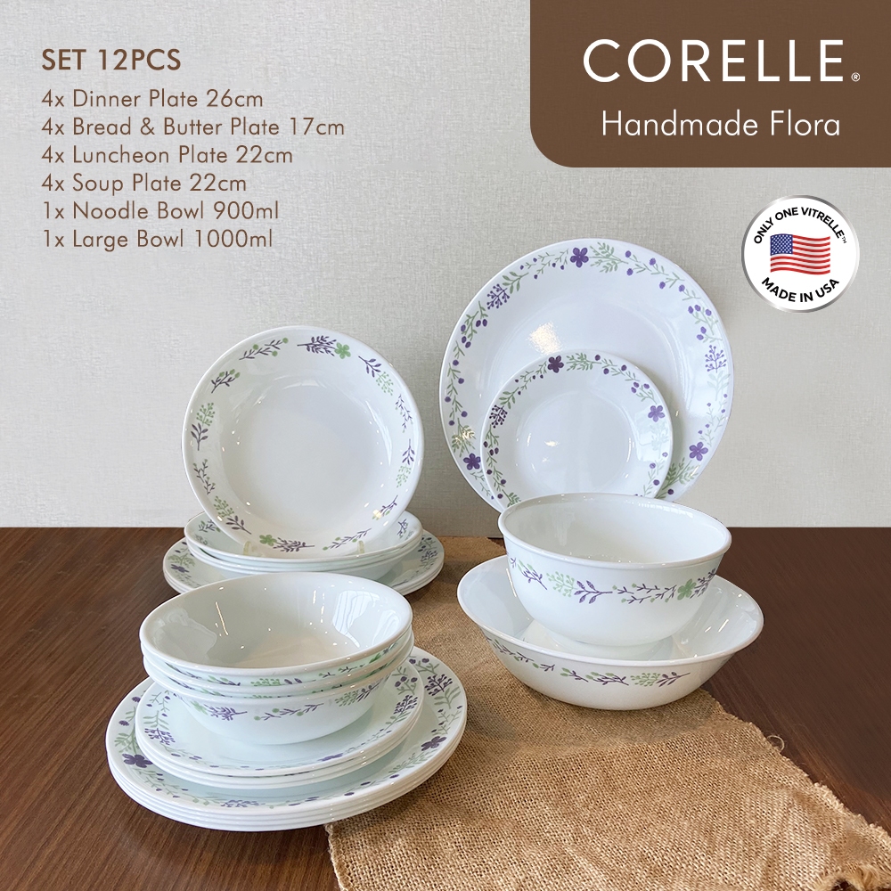 Corelle Dinner Set Corelle White Saucers Dinner Plate Corelle - Main Image