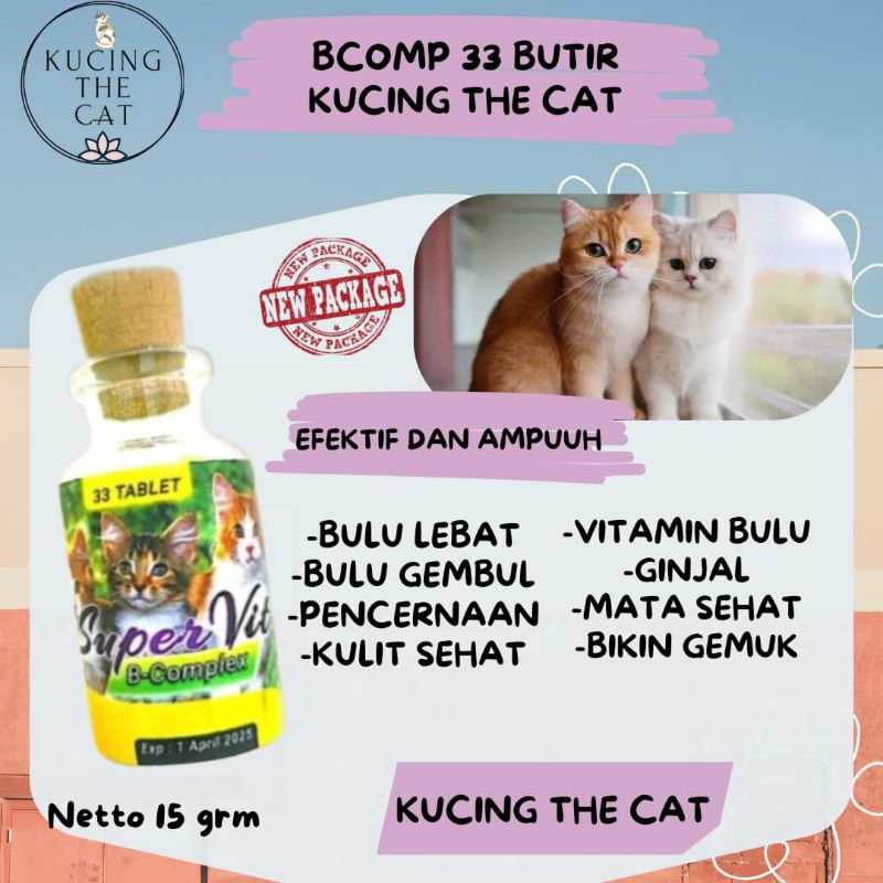 Jual Vitamin Penambah Nafsu Makan Kucing The Cat - Vitamin Pelebat Bulu ...