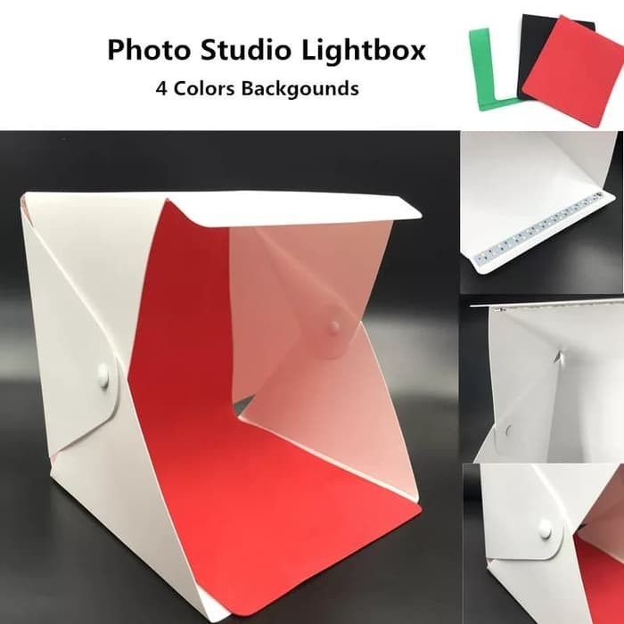 Jual studio foto mini portabel Besar 40x40x40 cm-soft box-light photo ...