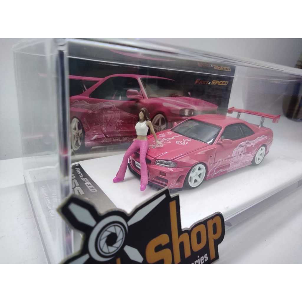 Jual FAST & SPEED Nisaan Skyline R34 Z-Tune FNF Suki Pink Regular Figure |  Shopee Indonesia