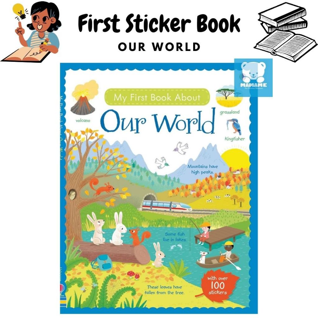 Jual [MAMAME]First Sticker Book // Buku Stiker Dan Bacaan Anak-anak ...