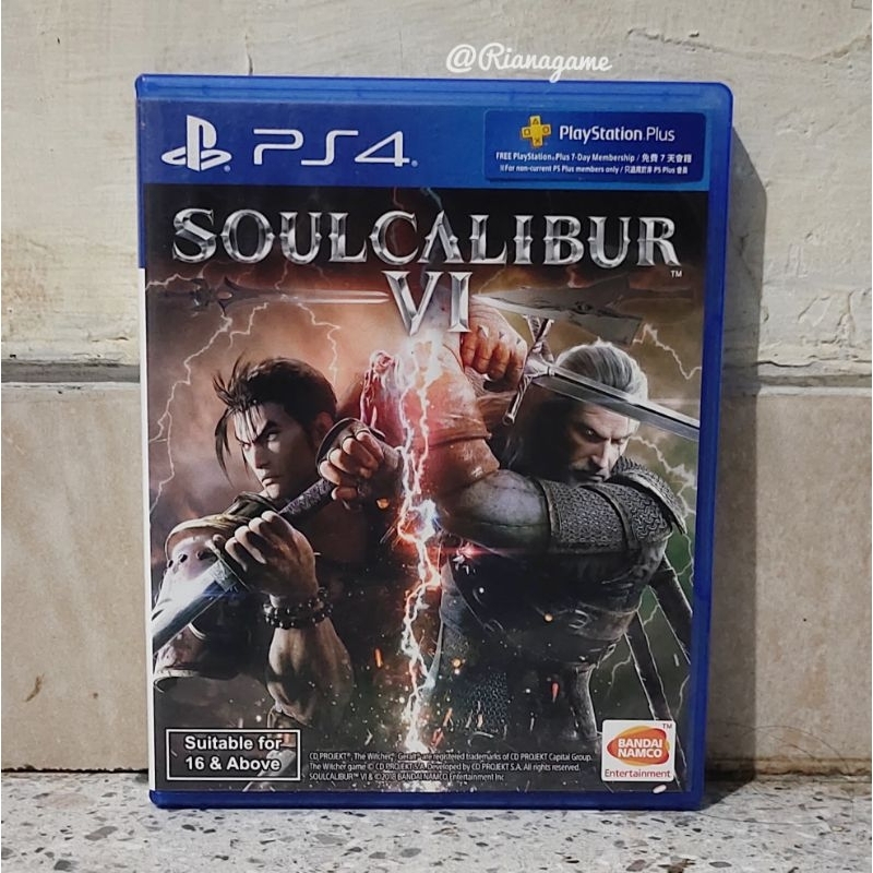 Jual Bd Kaset Ps4 Ps5 Soul Calibur Vi Game Cd Ps 4 5 Original Souls