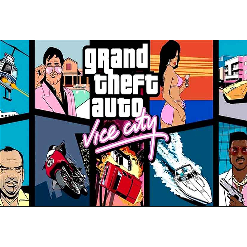 Jual GRAND THEFT AUTO VICE CITY ( GTA VICE CITY ) GAME UNTUK PC LAPTOP ...