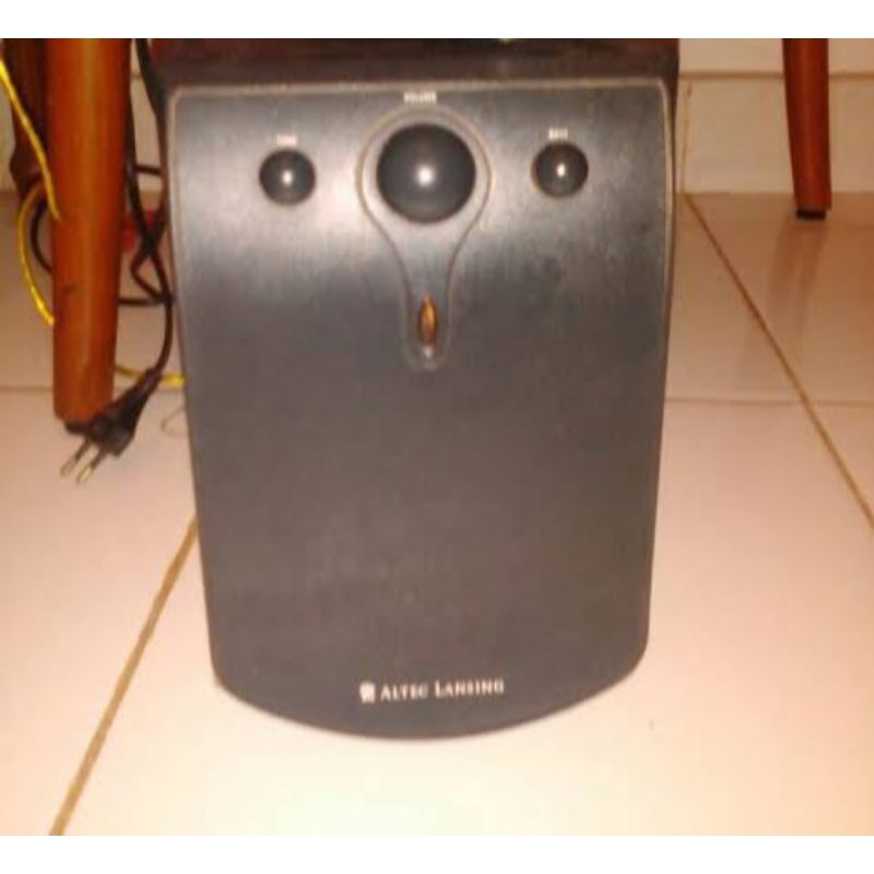 Système Audio Altec Lansing Noir 40W - Modèle 121I - Enceinte Caisson De Basse