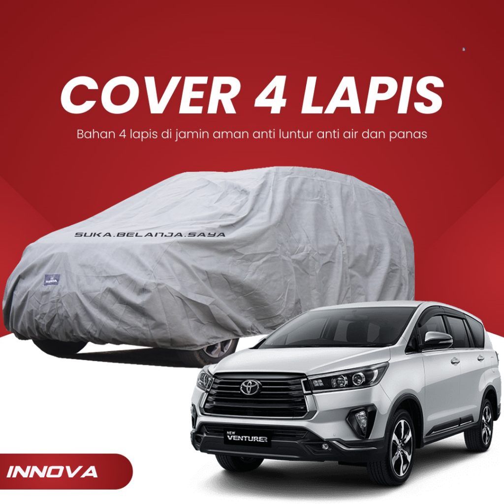 Jual 4 LAPIS EXTRA OUTDOOR PREMIUM Body Cover Mobil INNOVA Sarung Mobil ...