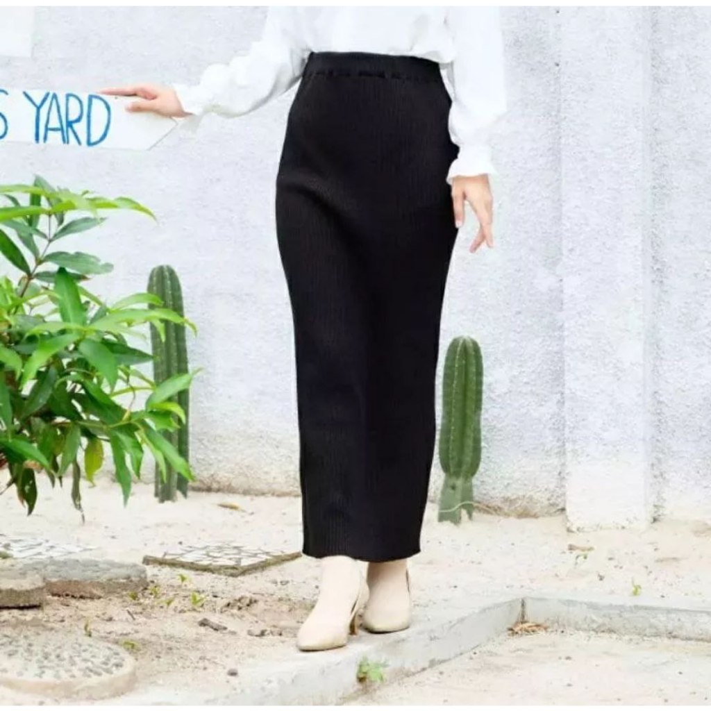 Jual ROK SPAN KNIT ROK SPAN ROK SPAN SEMI RAJUT Shopee Indonesia