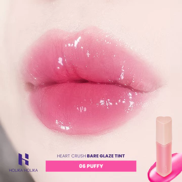 Holika Heart Crush Bare Glaze Tint Tinted Lip Glaze With Natural Stain
