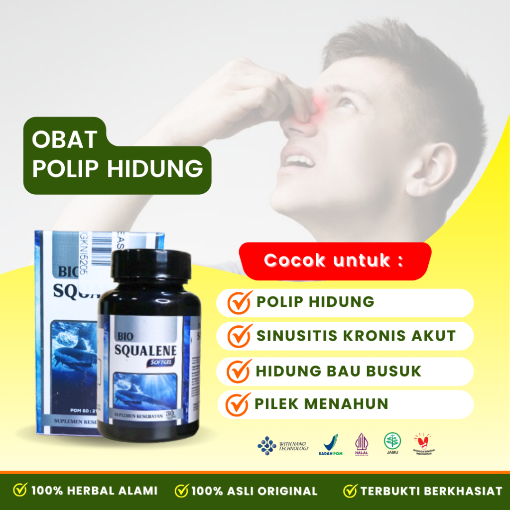 Jual Obat Polip Hidung, Radang Sinusitis Kronis, Rhinitis Alergi, Pilek ...