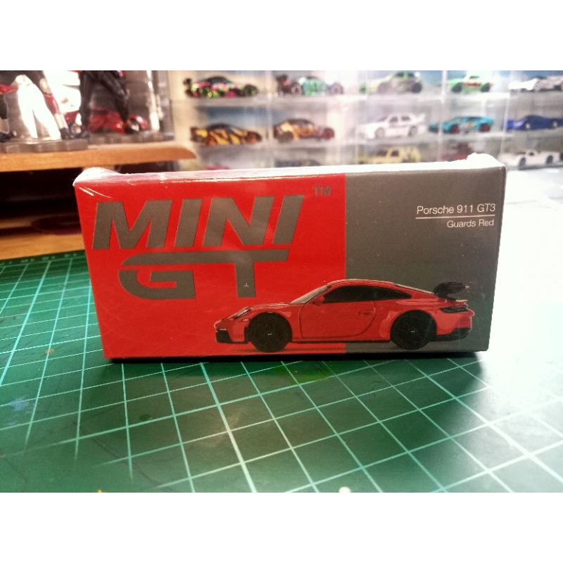 Jual mini GT Porsche 911 GT3 guards Red | Shopee Indonesia
